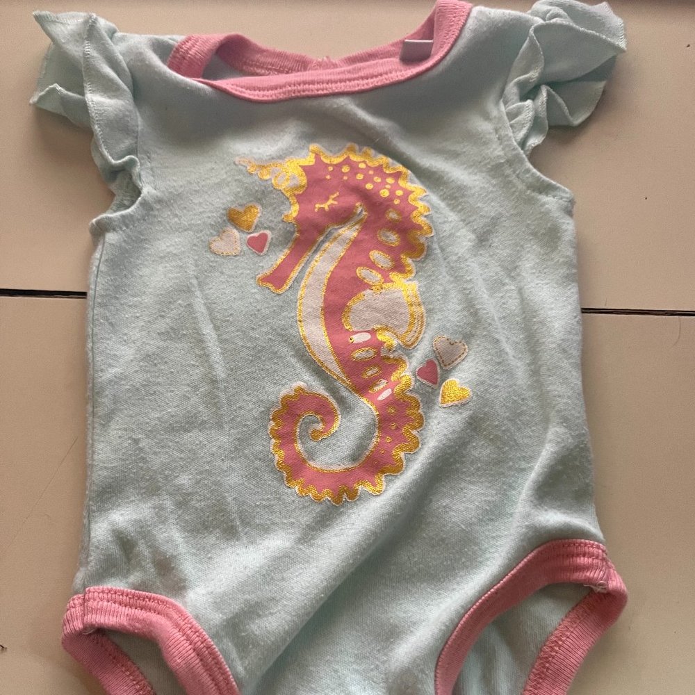 seahorse onesie